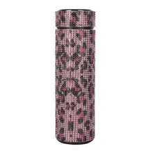 将图片加载到图库查看器，Sport Sterlling Creative Diamond Thermos Bottle Water Bottle Stainless Steel Smart Temperature Display Vacuum Flask Mug Gift for Men Women
