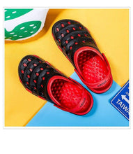 将图片加载到图库查看器，Sport Summer Flip Flop Slipper Mans Summer Sandals Working Gym Non Slip Water Shoes With Adjustable Strap Lightweight Slip On Leather Clogs
