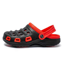将图片加载到图库查看器，Sport Summer Flip Flop Slipper Mans Summer Sandals Working Gym Non Slip Water Shoes With Adjustable Strap Lightweight Slip On Leather Clogs
