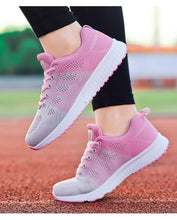 Load image into Gallery viewer, Sport Women Casual Shoes Fashion Breathable Walking Mesh Flat Sneakers Women Gym Vulcanized Tenis Walking Shoes Breathable Lightweight Casual Comfort Fashion Sneaker
