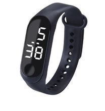 将图片加载到图库查看器，Sport Women Workout Watch LED Luminous Electronic Sensor Watches Casual Bracelet Wrist Watch Digital Watch Ultra-light Silicone Strap Comfortable Wristwatch Digital LED Sports Universal Womens Kids Watch
