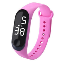 将图片加载到图库查看器，Sport Women Workout Watch LED Luminous Electronic Sensor Watches Casual Bracelet Wrist Watch Digital Watch Ultra-light Silicone Strap Comfortable Wristwatch Digital LED Sports Universal Womens Kids Watch
