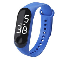将图片加载到图库查看器，Sport Women Workout Watch LED Luminous Electronic Sensor Watches Casual Bracelet Wrist Watch Digital Watch Ultra-light Silicone Strap Comfortable Wristwatch Digital LED Sports Universal Womens Kids Watch

