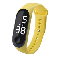 将图片加载到图库查看器，Sport Women Workout Watch LED Luminous Electronic Sensor Watches Casual Bracelet Wrist Watch Digital Watch Ultra-light Silicone Strap Comfortable Wristwatch Digital LED Sports Universal Womens Kids Watch
