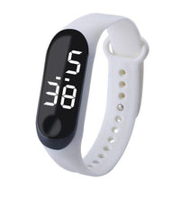 将图片加载到图库查看器，Sport Women Workout Watch LED Luminous Electronic Sensor Watches Casual Bracelet Wrist Watch Digital Watch Ultra-light Silicone Strap Comfortable Wristwatch Digital LED Sports Universal Womens Kids Watch
