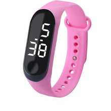 将图片加载到图库查看器，Sport Women Workout Watch LED Luminous Electronic Sensor Watches Casual Bracelet Wrist Watch Digital Watch Ultra-light Silicone Strap Comfortable Wristwatch Digital LED Sports Universal Womens Kids Watch
