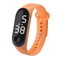 将图片加载到图库查看器，Sport Women Workout Watch LED Luminous Electronic Sensor Watches Casual Bracelet Wrist Watch Digital Watch Ultra-light Silicone Strap Comfortable Wristwatch Digital LED Sports Universal Womens Kids Watch
