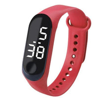 将图片加载到图库查看器，Sport Women Workout Watch LED Luminous Electronic Sensor Watches Casual Bracelet Wrist Watch Digital Watch Ultra-light Silicone Strap Comfortable Wristwatch Digital LED Sports Universal Womens Kids Watch
