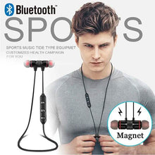 Load image into Gallery viewer, Sports Neckband Magnetic Wireless Bluetooth Earphones
