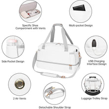 将图片加载到图库查看器，Sports Travel Duffel Bag with USB Charging Port
