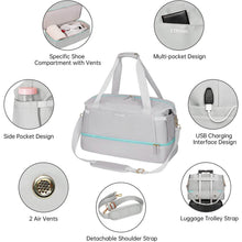 将图片加载到图库查看器，Sports Travel Duffel Bag with USB Charging Port
