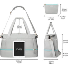 将图片加载到图库查看器，Sports Travel Duffel Bag with USB Charging Port
