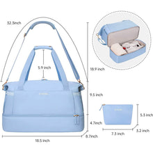将图片加载到图库查看器，Sports Travel Duffel Bag with USB Charging Port
