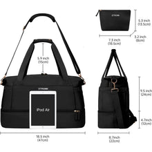 将图片加载到图库查看器，Sports Travel Duffel Bag with USB Charging Port
