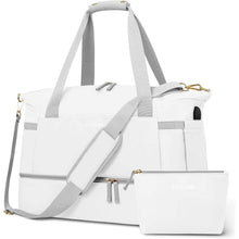 将图片加载到图库查看器，Sports Travel Duffel Bag with USB Charging Port
