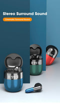 Load image into Gallery viewer, Sports WearableWireless  Headphones Fast Conecting Music Sweatproof Wireless Earbuds Smart LED Display Bluetooth Earphones HD Call Headphone With Microphone Touch Control Waterproof Headset With Charging Case 300mAH
