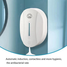 Load image into Gallery viewer, Spray Touchless Automatic Sensor Foam Soap Dispenser Hand Sanitizer Liquid Gel Alcohol Spray Wall Mounted Bathroom Device Tools Easy Refill Soap &amp; Sanitizer Holder Hand Free Sensor Wall Mount Adjustable Liquid Gel
