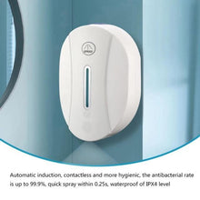 Load image into Gallery viewer, Spray Touchless Automatic Sensor Foam Soap Dispenser Hand Sanitizer Liquid Gel Alcohol Spray Wall Mounted Bathroom Device Tools Easy Refill Soap &amp; Sanitizer Holder Hand Free Sensor Wall Mount Adjustable Liquid Gel
