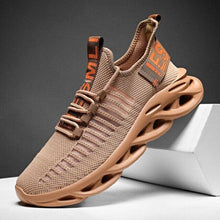 Load image into Gallery viewer, Spring Breathable Men's Sneakers Mesh Casual Shoes Blade Design Tenis Sneakers Summer White Outdoor Running Tennis Blade Sneakers Sport Fashion Comfortable Casual Gym Sneakers
