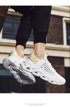 Load image into Gallery viewer, Spring Breathable Men's Sneakers Mesh Casual Shoes Blade Design Tenis Sneakers Summer White Outdoor Running Tennis Blade Sneakers Sport Fashion Comfortable Casual Gym Sneakers
