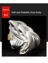 Load image into Gallery viewer, Spring Breathable Men's Sneakers Mesh Casual Shoes Blade Design Tenis Sneakers Summer White Outdoor Running Tennis Blade Sneakers Sport Fashion Comfortable Casual Gym Sneakers
