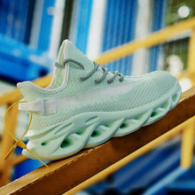 Load image into Gallery viewer, Spring Breathable Men's Sneakers Mesh Casual Shoes Blade Design Tenis Sneakers Summer White Outdoor Running Tennis Blade Sneakers Sport Fashion Comfortable Casual Gym Sneakers
