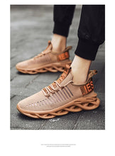 Load image into Gallery viewer, Spring Breathable Men's Sneakers Mesh Casual Shoes Blade Design Tenis Sneakers Summer White Outdoor Running Tennis Blade Sneakers Sport Fashion Comfortable Casual Gym Sneakers
