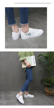 将图片加载到图库查看器，Spring Fashion Breathble Women Sneakers Leather Platform Shoes Women Lace Up Casual Shoes White Fashion Sneakers White PU Leather Platform Sneaker For Women Lace Up Walking Sneakers

