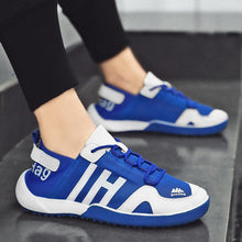 Load image into Gallery viewer, Spring Mens Slip On Casual Shoes Lightweight Comfortable Breathable Couple Walking Sneakers New Mesh Breathable Platform Fashion Running Athletic Sneakers
