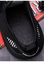Load image into Gallery viewer, Spring New Men Sneakers White Fashion Flat Casual Mesh Breathable Walking Sneakers Lightweight Running Trainers Mesh Comfortable Sport Fashion Lace Up Mens Sneakers
