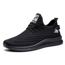 Load image into Gallery viewer, Spring New Men Sneakers White Fashion Flat Casual Mesh Breathable Walking Sneakers Lightweight Running Trainers Mesh Comfortable Sport Fashion Lace Up Mens Sneakers
