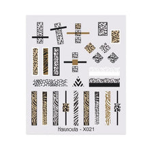 将图片加载到图库查看器，Spring Simple Green Theme Water Decal Sticker Flower Leaf Tree Summer Slider For Manicuring Nail Art Watermarks Art Decoration Manicure Tools Nail Watermark Decals iridescent Decoration Nail Self-Adhesive Decals Nail Stickers Water Transfer Fresh Nail
