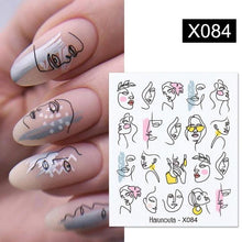 将图片加载到图库查看器，Spring Simple Green Theme Water Decal Sticker Flower Leaf Tree Summer Slider For Manicuring Nail Art Watermarks Art Decoration Manicure Tools Nail Watermark Decals iridescent Decoration Nail Self-Adhesive Decals Nail Stickers Water Transfer Fresh Nail
