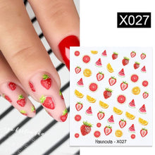 将图片加载到图库查看器，Spring Simple Green Theme Water Decal Sticker Flower Leaf Tree Summer Slider For Manicuring Nail Art Watermarks Art Decoration Manicure Tools Nail Watermark Decals iridescent Decoration Nail Self-Adhesive Decals Nail Stickers Water Transfer Fresh Nail
