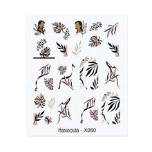 将图片加载到图库查看器，Spring Simple Green Theme Water Decal Sticker Flower Leaf Tree Summer Slider For Manicuring Nail Art Watermarks Art Decoration Manicure Tools Nail Watermark Decals iridescent Decoration Nail Self-Adhesive Decals Nail Stickers Water Transfer Fresh Nail
