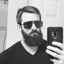 将图片加载到图库查看器，Square Sunglasses for Men Classic Oversized Sun Glasses Men And Women New Fashionable Street Snap Style New Frameless Sunglasses New Popular Square Shape Sunglasses For Men &amp; Women
