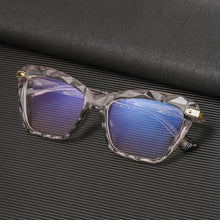 Load image into Gallery viewer, Square Women Reading Glasses Frame Crystal Multi-section  Optical Computer Glasses Square Design Reading Glasses For Women Light Blocking Computer Reader Glasses For Men And Women
