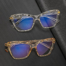 Load image into Gallery viewer, Square Women Reading Glasses Frame Crystal Multi-section  Optical Computer Glasses Square Design Reading Glasses For Women Light Blocking Computer Reader Glasses For Men And Women
