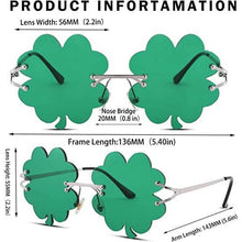 将图片加载到图库查看器，St. Patrick’s Day Irish Shamrock Sunglasses
