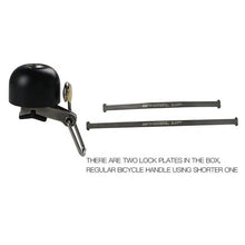 Load image into Gallery viewer, Stainless Bicycle Bell Ring Bike Horn Ordinary Handlebar Bell Horn Crisp Sound Safety Bike Alarm Bell With Mounting Lock Plate Bicycle Bike Bell Classic Bicycle Bell Makes Loud Sound For Road Bike Mountain Bike Sports
