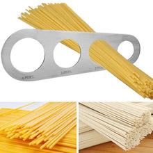 Load image into Gallery viewer, Stainless Steel 4 Holes Kitchen Pasta Measure Kitchen Accessories Spaghetti Quick Measurer Tools
