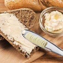 Load image into Gallery viewer, Stainless Steel And Copper Butter Spreader Cutter Slicer Knife
