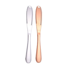 Load image into Gallery viewer, Stainless Steel And Copper Butter Spreader Cutter Slicer Knife
