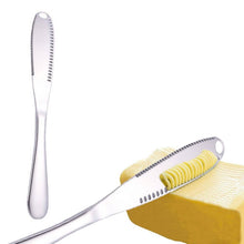 Load image into Gallery viewer, Stainless Steel And Copper Butter Spreader Cutter Slicer Knife
