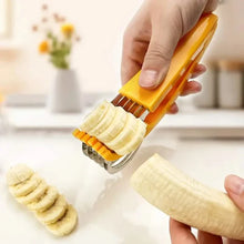 Load image into Gallery viewer, Stainless Steel Banana &amp; Cucumber Slicer
