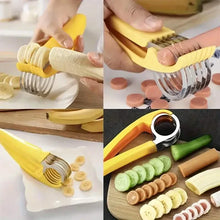 Load image into Gallery viewer, Stainless Steel Banana &amp; Cucumber Slicer

