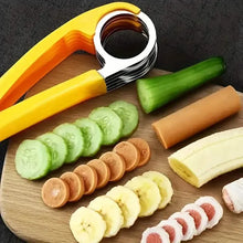 Load image into Gallery viewer, Stainless Steel Banana &amp; Cucumber Slicer
