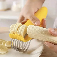 Load image into Gallery viewer, Stainless Steel Banana &amp; Cucumber Slicer

