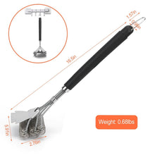 将图片加载到图库查看器，Stainless Steel BBQ Grill Cleaning Brush
