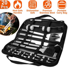 将图片加载到图库查看器，Stainless Steel BBQ Grill Tool Kit
